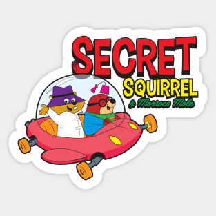 Secret Squirrel Sticker